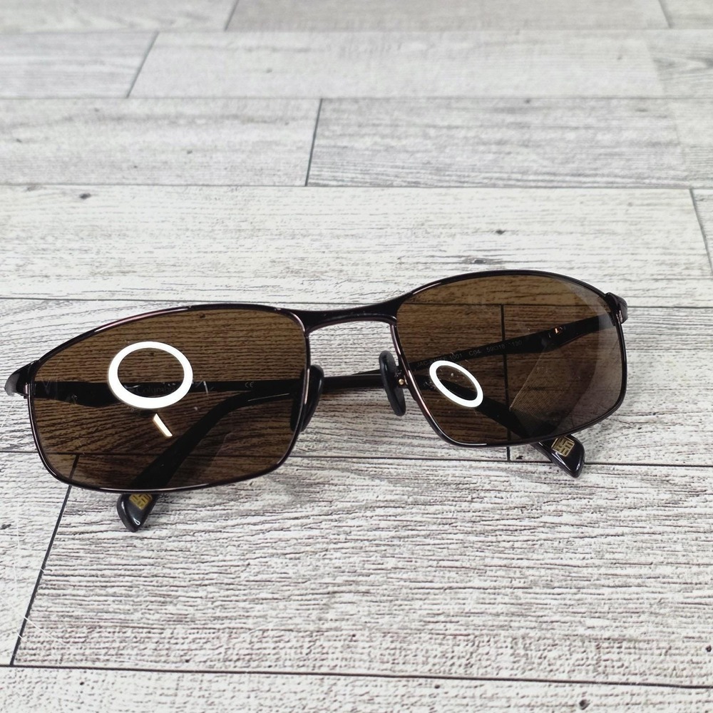 VTG Columbia Jac-Knife 1001 C04 59-18 130 Dark Brown Lens Sunglasses FRAME ONLY
